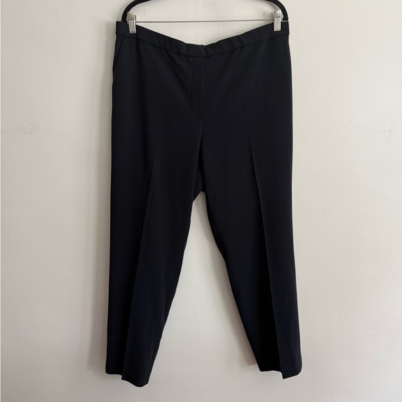 Theory Navy Blue Pull on Ankle Pants Size 16 - Picture 1 of 5